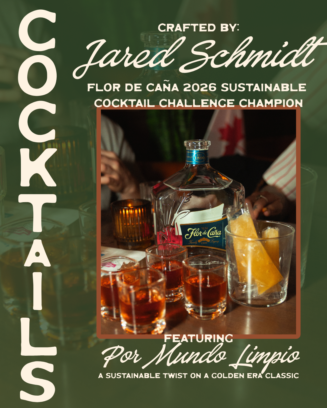Rum Club campaign post: cocktails