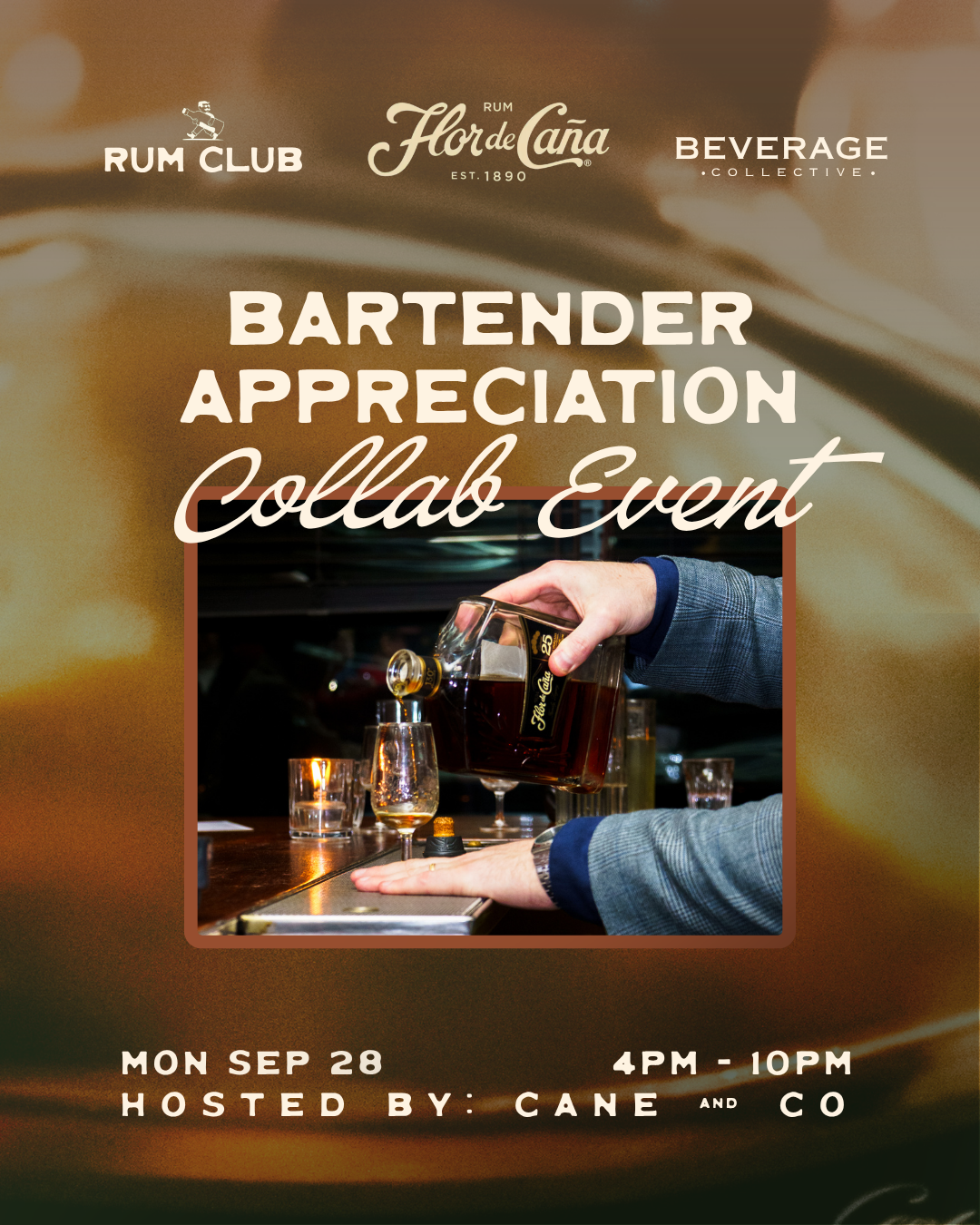 Rum Club and Flor de Caña social campaign